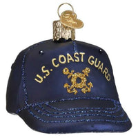 (46273) Old World Christmas Coast Guard Cap, 2.50 Inch, U S Military 32400