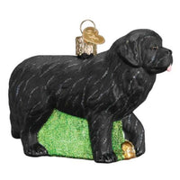 (46285) Old World Christmas Newfoundland, 2.75 Inch, Newfie Tibetan Mastiff 12529.