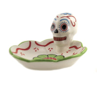 (46416) Tabletop Day Of The Dead Dish, 2.25 Inch, Celebration Mexican Holiday 10758