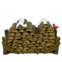 Department 56 Villages Village Wooden Log Pile - - SBKGifts.com