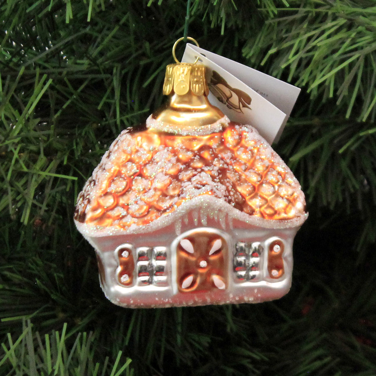 Golden Bell Collection Czech Gingerbread House - - SBKGifts.com