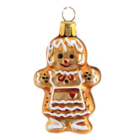 (46502) Golden Bell Collection Czech Gingerbread Girl, 2.75 Inch, Christmas Nvv144