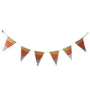 (46812) Halloween Candycorn Garland, 8.50 Inch, Metal Jute Bells 9731531