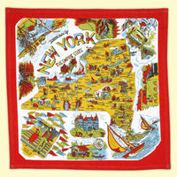 (46842) Decorative Towel New York State Kitchen Souvenir, 22.00 Inch, 100% Cotton Empire Retro Design Nys01