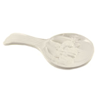 Tabletop White Pumpkin Spoon Rest - - SBKGifts.com