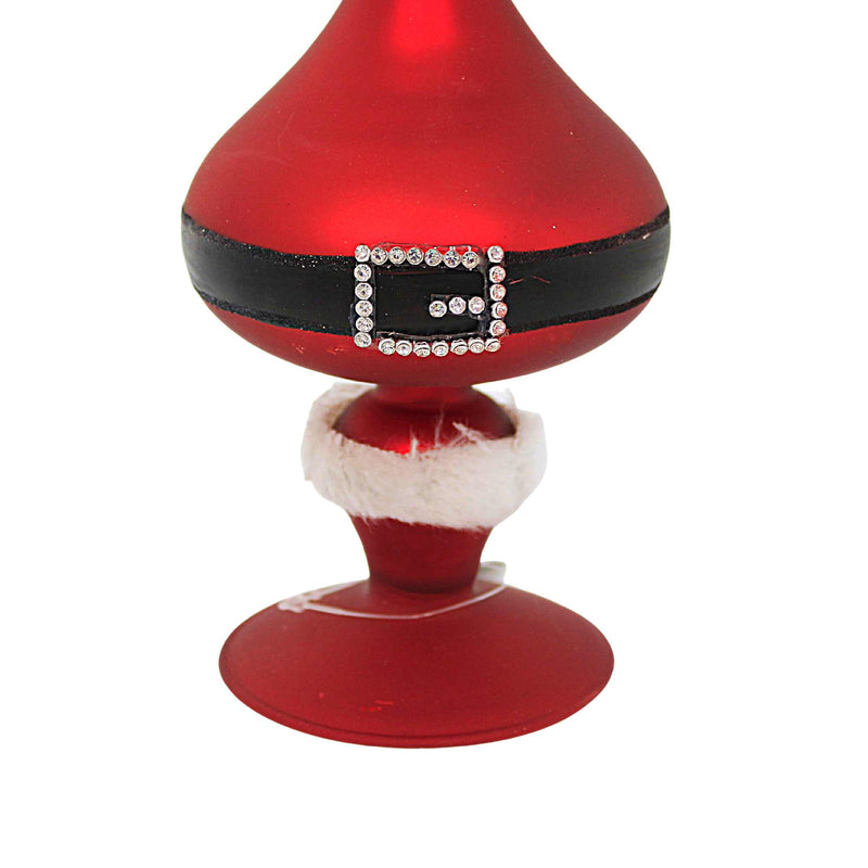 Christmas Santa Belt Tree Top Finial - - SBKGifts.com