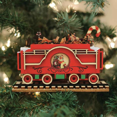 Ginger Cottages Santa's Np Express Tender - - SBKGifts.com