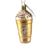 (47149) Old World Christmas Blended Coffee, 3.75 Inch, Christmas Whipped Cream 32398