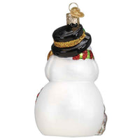 Old World Christmas Snowman With Playful Pets - - SBKGifts.com