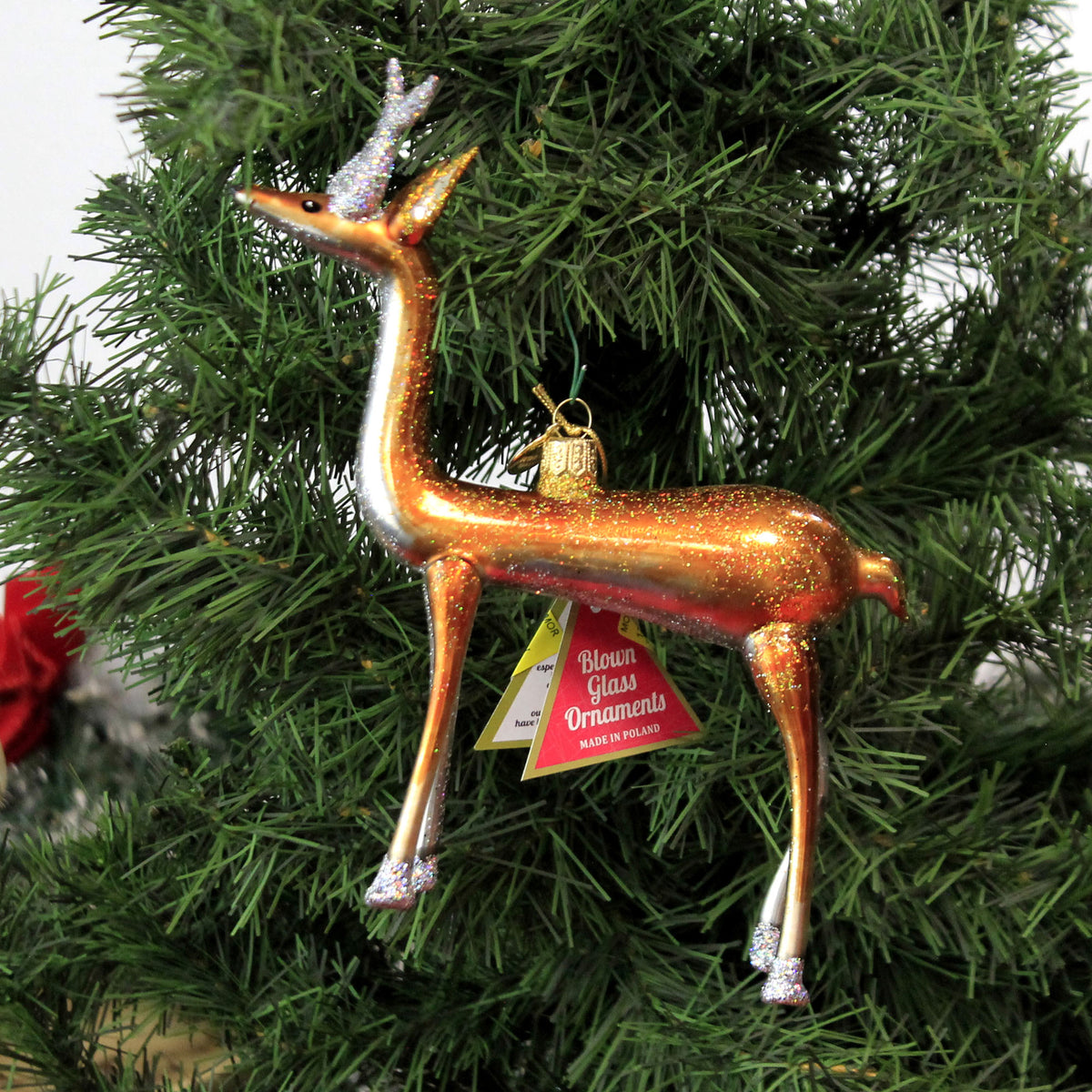 Morawski Free Blown Reindeer - - SBKGifts.com