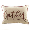 (47273) Fall Gather Pillow, 14.00 Inch, Thanksgiving Home Decor Fal0034