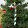 Morawski 10.25 " Holly Leaf Candy Cane - - SBKGifts.com