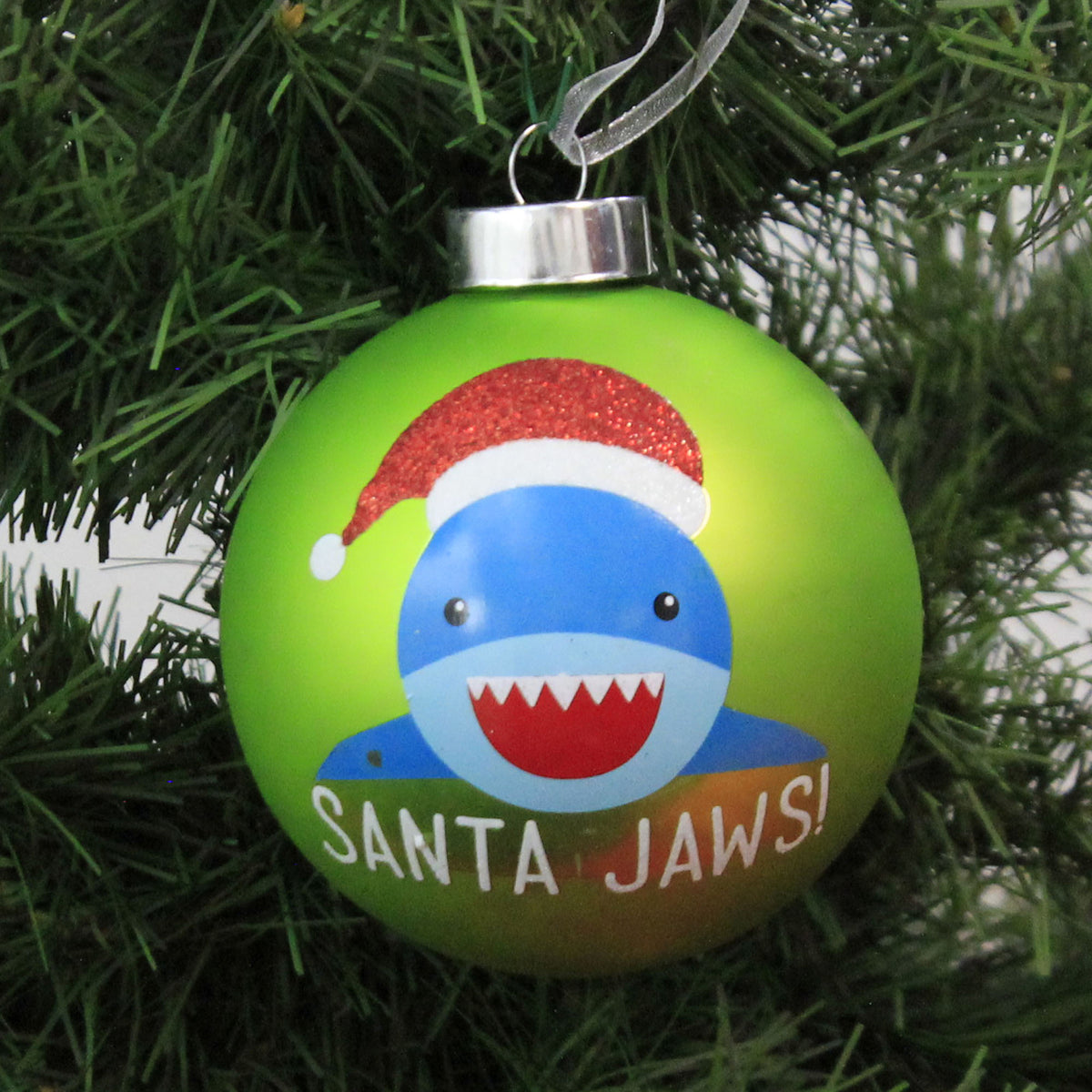 Holiday Ornament Santa Jaws - - SBKGifts.com