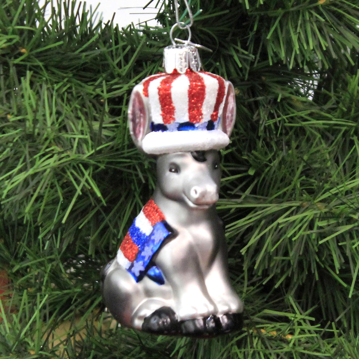 Noble Gems Patriotic  Donkey - - SBKGifts.com