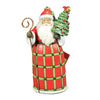 (47544) Jim Shore Santa With Tree Ornament., 4.50 Inch, Country Living 6007451