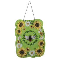 (47559) Home & Garden Bumblebee Sunflower Hang Around, 16.00 Inch, Indoor Outdoor 3485