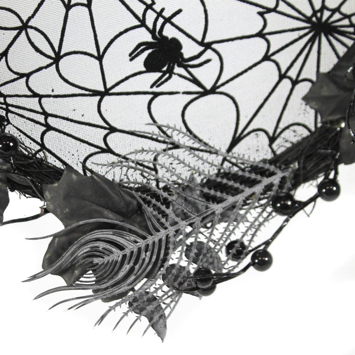 Halloween Spider Web Wreath - - SBKGifts.com