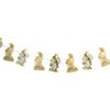 (47656) Easter Easter Garland, 6.50 Inch, Rabbits Chicks Spring Flowers R121