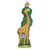 (47783) Old World Christmas Tree Reaching Giraffe, 5.50 Inch, Ornament Animal Safari Zoo 12562