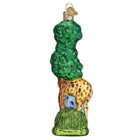 Old World Christmas Tree Reaching Giraffe - - SBKGifts.com