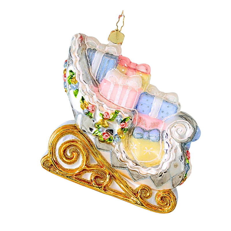 Christopher Radko Wedding Day Sleigh - - SBKGifts.com