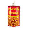 (47909) Holiday Ornament Can Of Pork & Beans, 3.75 Inch, Ornament Dinner Van Camps Go6506