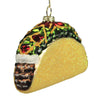 (48029) Holiday Ornament Beef Taco, 2.75 Inch, Mexican Lettuce Tomato Go6755