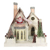 (48122) Cody Foster Santa's House, 8.00 Inch, Village Putz Light Up Retro Hou305