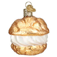 (48142) Old World Christmas Cream Puff, 2.50 Inch, Dessert French Pastry 32450