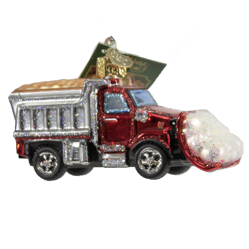 Old World Christmas Snow Plow - - SBKGifts.com