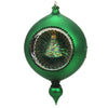 (48191) Holiday Ornament Green Reflex Diorama, 8.50 Inch, Christmas Couture Ornament Lcc16005