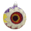 (48347) Santa Land Fire & Ice Reflectors S/3, 4.00 Inch, Ornament Ball Indent Vintage 20M1050