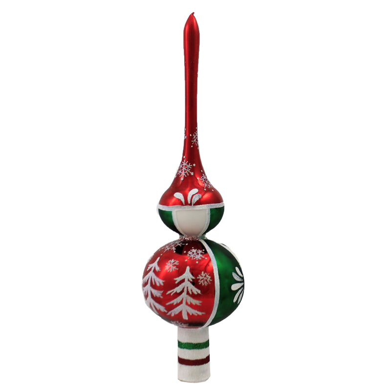 Santa Land Colors Of Christmas Tree Topper - - SBKGifts.com