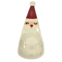 (48372) Tabletop Santa Spoon Rest, 8.25 Inch, Earthenware Christmas Mx177046