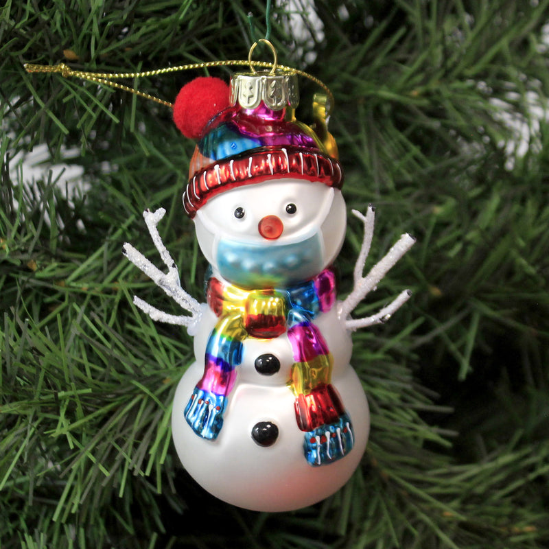 Holiday Ornament Social Distancing Snowman - - SBKGifts.com