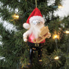 De Carlini Italian Ornaments Toymaker Santa W/ Sled - - SBKGifts.com