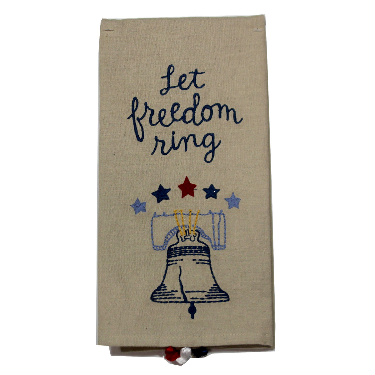 Primitives By Kathy Liberty Bell Dish Towel - - SBKGifts.com