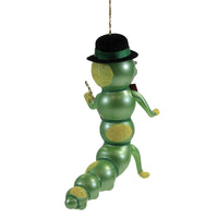 De Carlini Italian Ornaments Dad Caterpillar With Cane - - SBKGifts.com