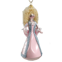 (48631) De Carlini Italian Ornaments Belle In Pink Dress, 6.50 Inch, Ornament Italian Animation Do1555