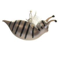 De Carlini Italian Ornaments Spring Bee W/ Cellophane Wings - - SBKGifts.com