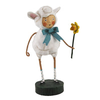 (48693) Lori Mitchell Little Lost Lamb, 5.50 Inch, Easter Spring Daffodil 33164