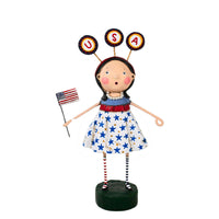 (48694) Lori Mitchell Usa Girl, 7.25 Inch, Patriotic American Flag July 4 13309