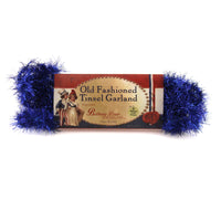 (48711) Bethany Lowe Tinsel Garland Americana Blue, 108.00 Inch, Patriotic Americana Lg4578