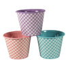 Home & Garden Gingham Pot Covers - - SBKGifts.com