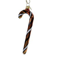 Morawski Orange White Black Candy Cane - - SBKGifts.com