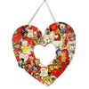 (48781) Primitives By Kathy Valentine Vintage Heart Wreath, 14.00 Inch, Cards Retro Postcard Door Love 108701