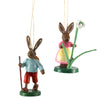 (48784) Holiday Ornament Vintage Easter Bunny Couple, 3.50 Inch, Easter Ro2082.2216