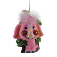 (48794) Holiday Ornament Rainforest Elephant, 5.00 Inch, Retro Kitsch Spring Easter Go6478