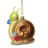 Holiday Ornament Jollity Snail - - SBKGifts.com