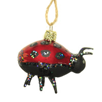 (48805) Holiday Ornament Garden Charmer, 4.00 Inch, Ladybug Good Luck Spring Bug Go4217